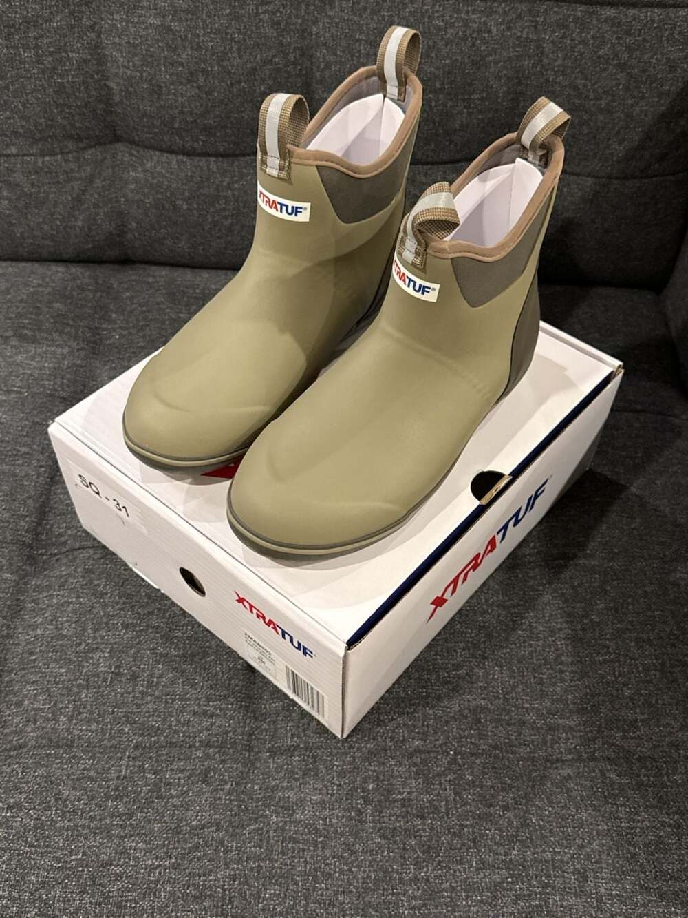 8M - XTRATUF Ankle Deck Boot Earth Brown